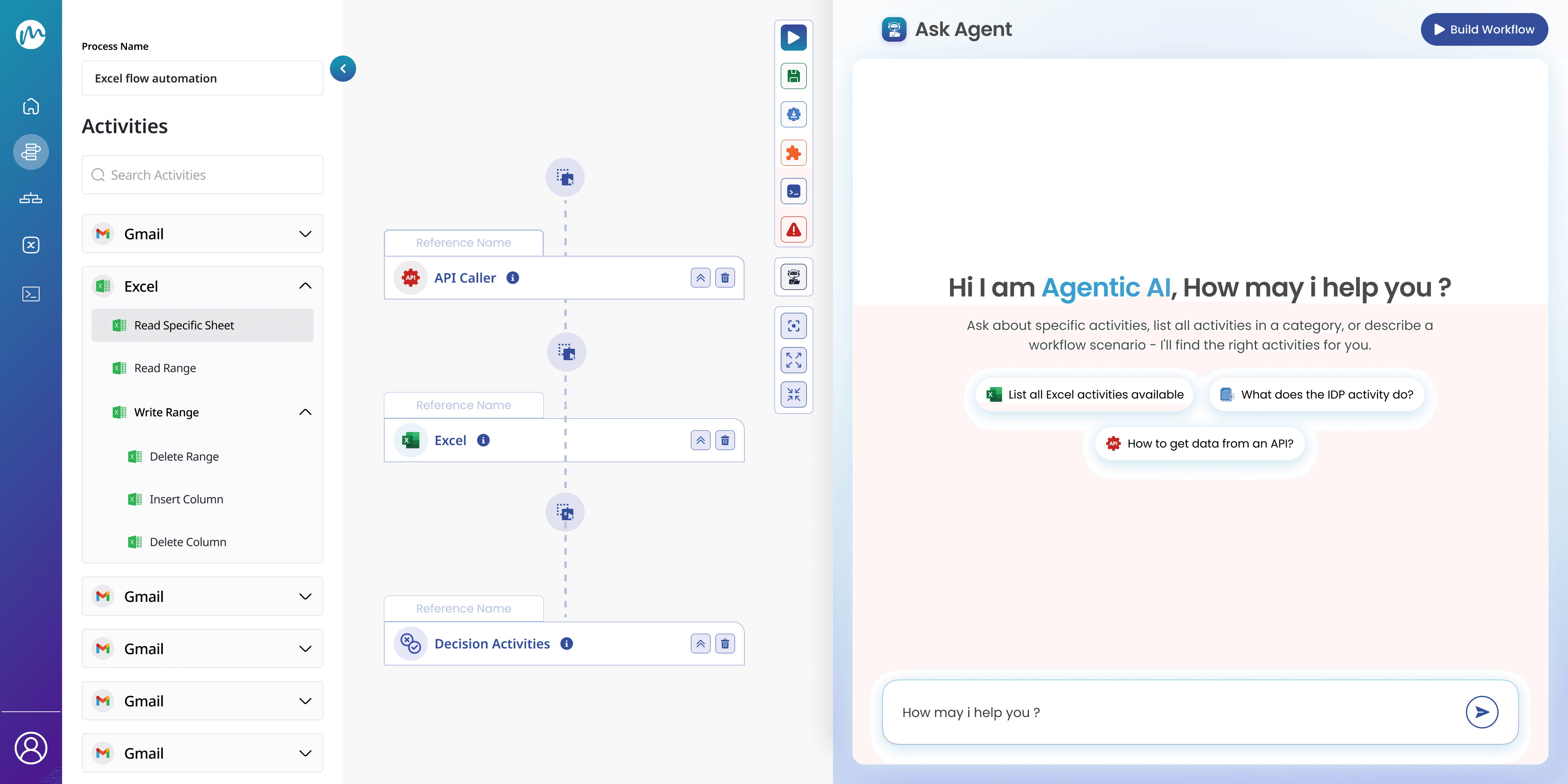 meta-flow.ai workflow automation platform dashboard screenshot